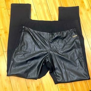 Pleather MK leggings like new worn once